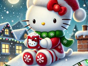 Read more about the article Hello Kitty Christmas Puzzle: Festive Holiday